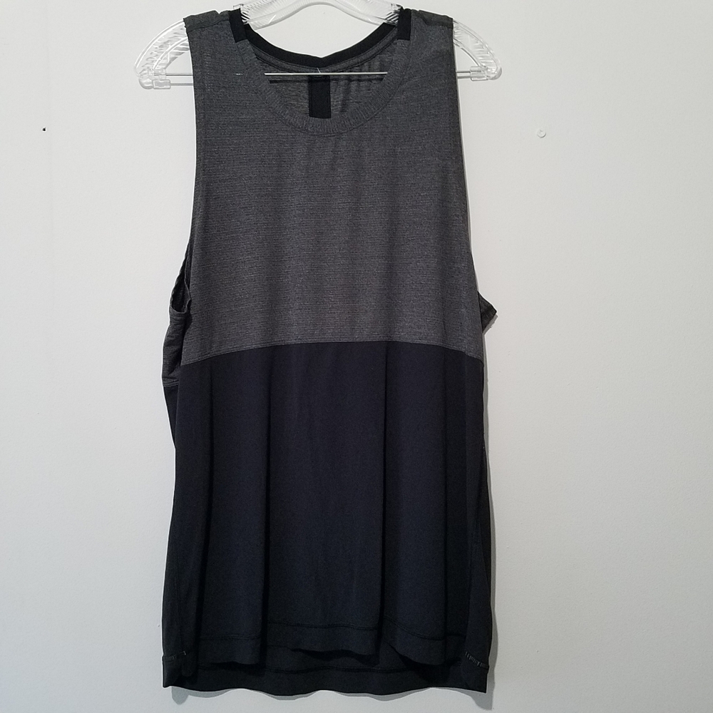 Lululemon Precise Singlet Grey and Black